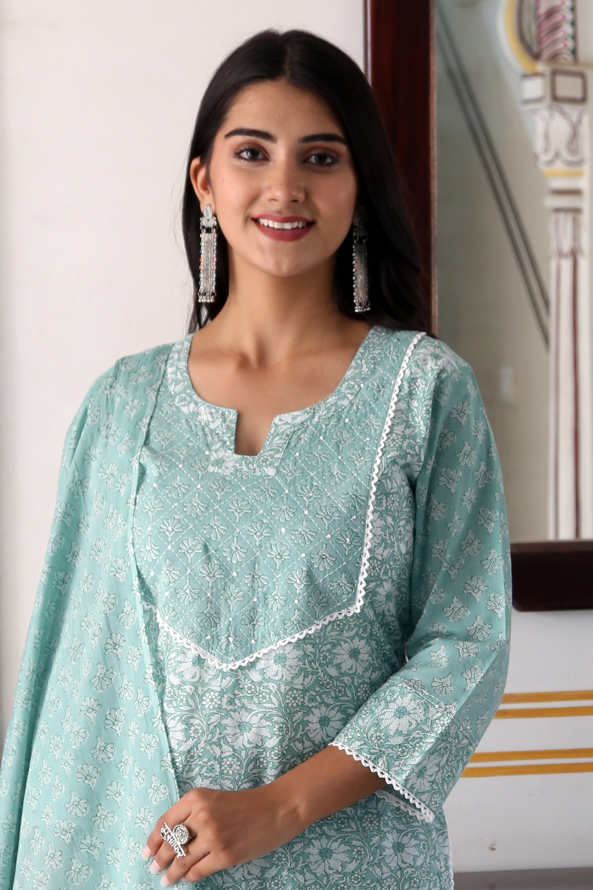 Suifab Seafoam Kurta